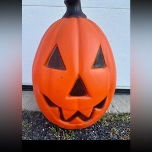 Vintage! Plastic Blow mold Jack-O-Lantern the Pumpkin